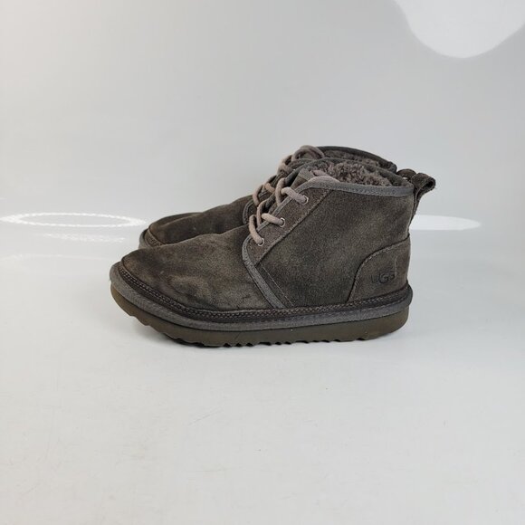 UGG Men\'s Khaki Green Neumel Suede Lace Up Classic Ankle Chukka Boots Size 7.5 main image 6